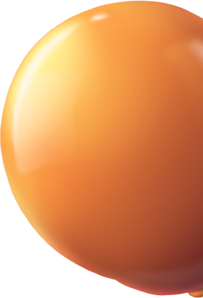 orange-ballon
